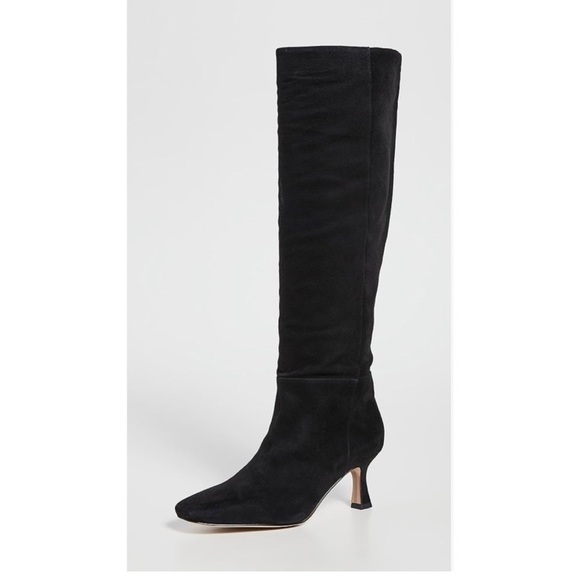 Sam Edelman Lillia Suede Leather Knee High‎ Boots with Chic Heel - Picture 1 of 16